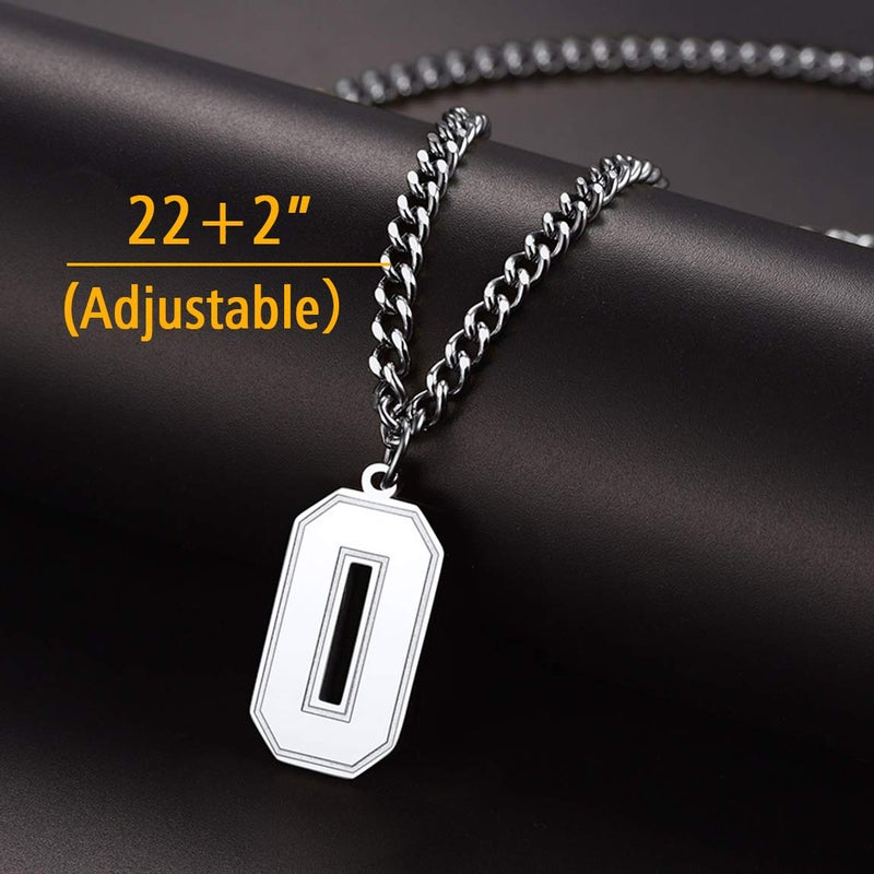 ChainsPro Initial Chain Letter G Pendant Necklace Stainless Steel Mens Chain Monogram Gifts for Men - Image 5